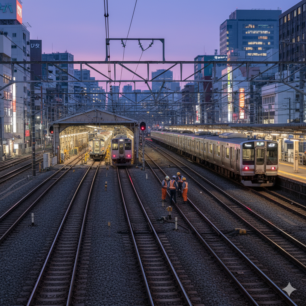 一般電気設備工事の施工風景2